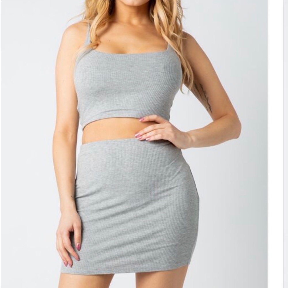 2 piece skirt set